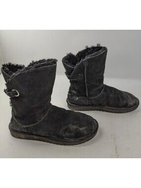 Koolaburra by UGG Remley Black Mid Calf Boots Shoes 1105792 Women's Size 10